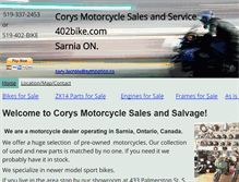 Tablet Screenshot of 402bike.com